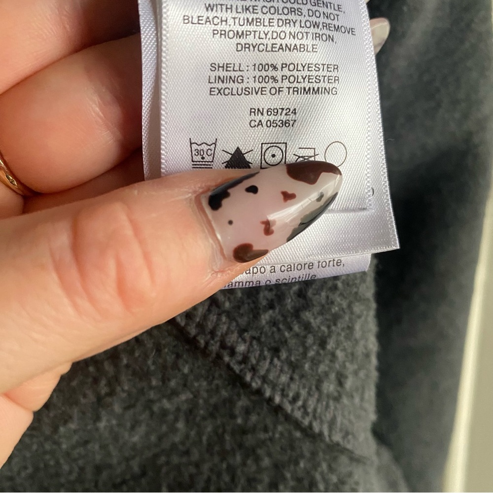 Columbia Charcoal Zip-Up Fleece Jacket - Picture 4 of 5